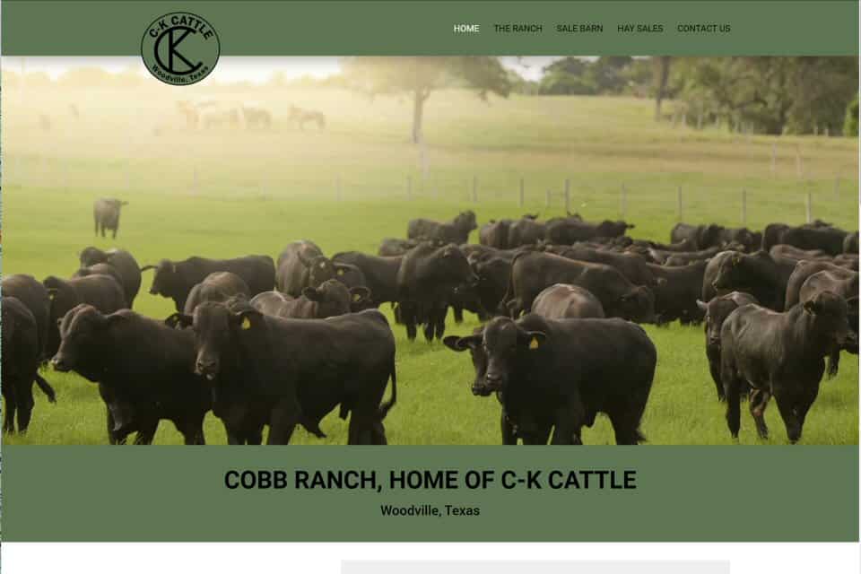 Cobb Ranch, Home of C-K Cattle by Intellect Logic Systems