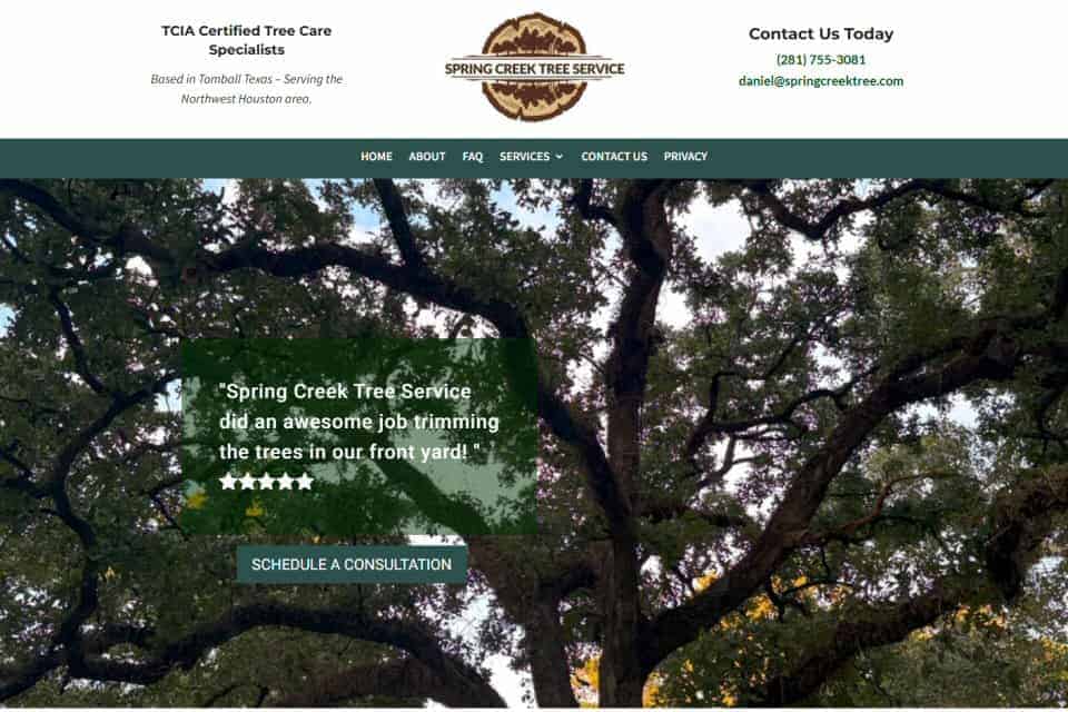 Spring Creek Tree Service by Intellect Logic Systems